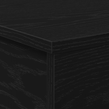 Masă de cafea cu capac rabatabil Negru Stejar 60x44,5x45 cm Lemn prelucrat - Img 3