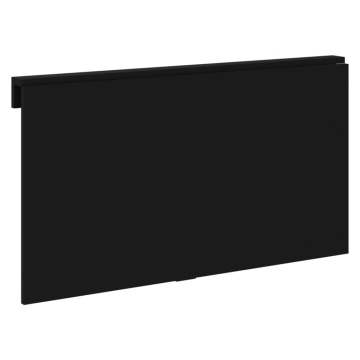 Masă de perete pliantă, negru, 100x60x56 cm, lemn compozit - Img 7