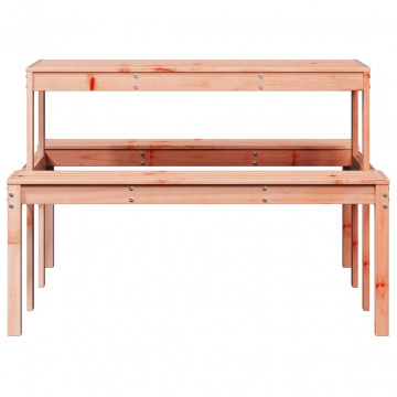 Masă de picnic, 110x134x75 cm, lemn masiv douglas - Img 4