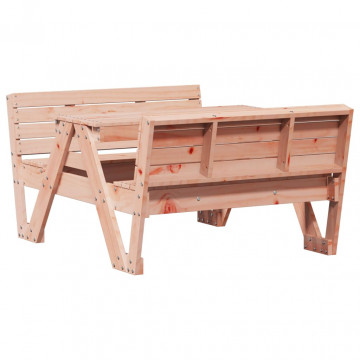 Masă de picnic pentru copii, 88x122x58 cm, lemn masiv douglas - Img 5