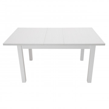 Masa extensibila mb-13 max5 120x150 cm, alb, lemn masiv de fag si pal - Img 5