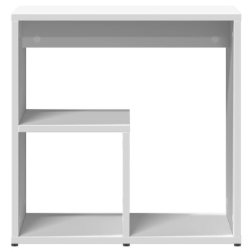 Masă laterală, 2 buc., alb, 50x30x50 cm, lemn prelucrat - Img 5