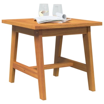 Masa laterală 45x45x40 cm Lemn solid de acacia - Img 3