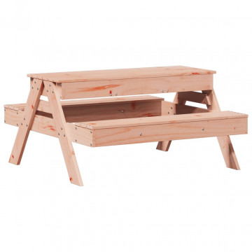Masă picnic cu groapă de nisip pentru copii, lemn masiv douglas - Img 2