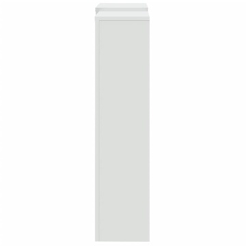 Mască pentru calorifer, alb, 205x21,5x83,5 cm, lemn prelucrat - Img 4