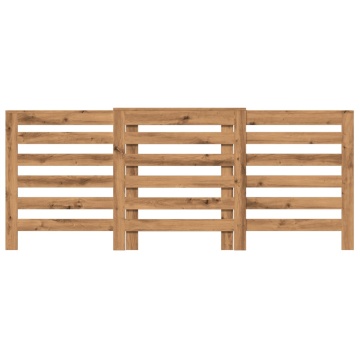 Mască pentru calorifer stejar artizanal 205x21,5x83,5 cm lemn - Img 3