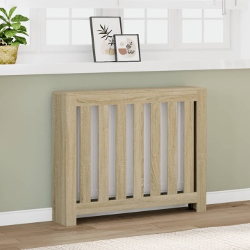 Mască pentru calorifer stejar sonoma 104x20x82cm lemn prelucrat - Img 1