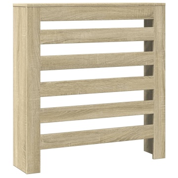 Mască pentru calorifer stejar sonoma 78x20x82 cm lemn prelucrat - Img 2