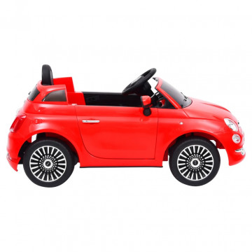 Mașină electrică pentru copii Fiat 500, roșu - Img 3