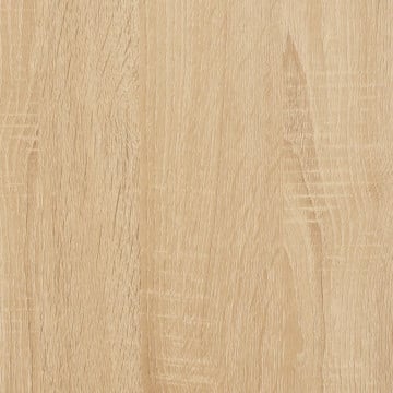 Măsuță consolă, stejar sonoma, 100x30,5x75 cm, lemn prelucrat - Img 7