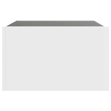 Măsuță de cafea cu LED infinity, alb, 50x50x30 cm - Img 6