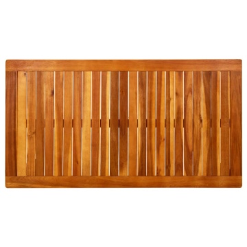 Măsuță de cafea de grădină 110x60x45 cm lemn masiv acacia - Img 4