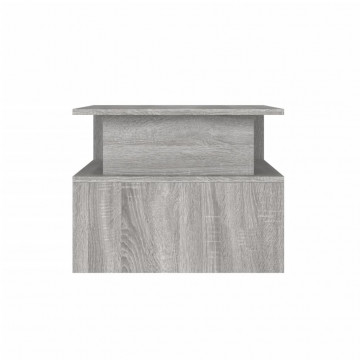 Măsuță de cafea, gri sonoma, 90x55x42,5 cm, lemn prelucrat - Img 8