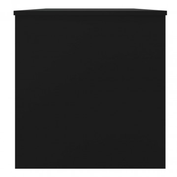 Măsuță de cafea, negru, 102x50x52,5 cm, lemn prelucrat - Img 6