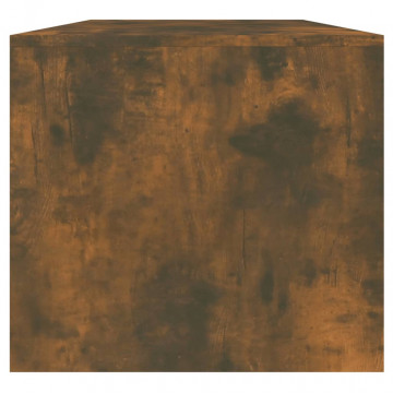 Măsuță de cafea, stejar fumuriu, 102x50x45 cm, lemn prelucrat - Img 6