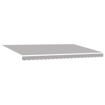 Material de rezervă pentru umbră pentru cadru de 5x3.5 m Gri deschis - Img 2