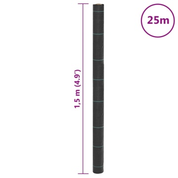 Membrană antiburuieni, negru, 1,5x25 m, PP - Img 7