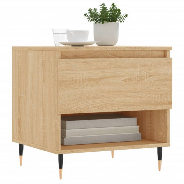 Mese de cafea 2 buc. stejar sonoma 50x46x50 cm lemn compozit - Img 3