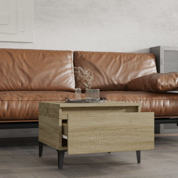 Mese laterale 2 buc. stejar sonoma 50x46x35 cm lemn compozit - Img 3
