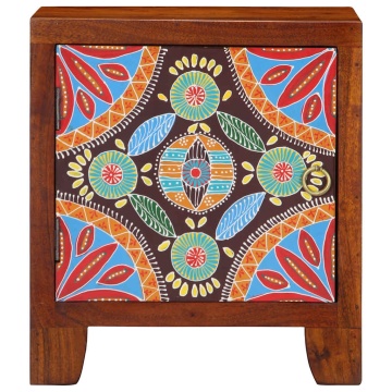 Noptiera 2 buc 40x30x45 cm lemn masiv de salcam - Img 2
