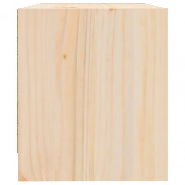 Noptieră, 40x31x35,5 cm, lemn masiv de pin - Img 6