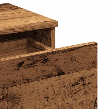 Noptiera Lemn Vechi 40x35x65 cm Lemn prelucrat - Img 7