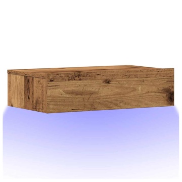 Noptiera Lemn Vechi 60x35 cm Lemn prelucrat - Img 3