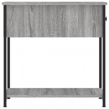 Noptiere, 2 buc., gri sonoma, 30x60x60 cm, lemn prelucrat - Img 7