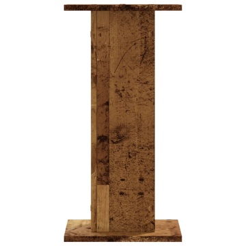 Noptiere, 2 buc., lemn vechi, 30x30x60 cm, lemn prelucrat - Img 4