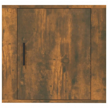Noptiere de perete, 2 buc., stejar fumuriu, 50x30x47 cm - Img 5