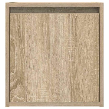 Noptiere montate pe perete 2 buc Stejar Sonoma 38x34x40 cm - Img 6