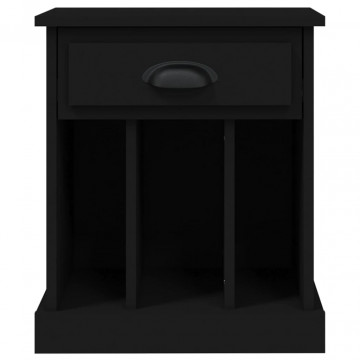 Noptiere, negru, 43x36x50 cm - Img 6