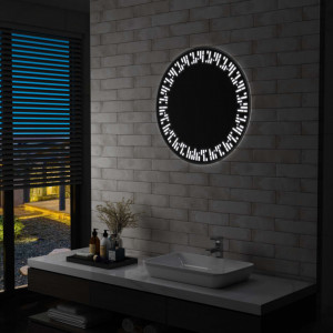 Oglindă cu LED de baie, 70 cm - Img 1