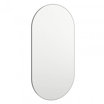 Oglindă cu lumini LED, 60x30 cm, sticlă, oval - Img 4