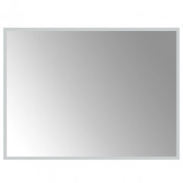 Oglindă de baie cu LED, 60x80 cm - Img 2