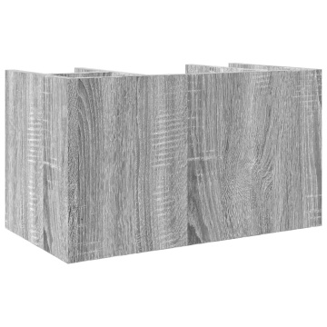 Organizator birou, gri sonoma, 44,5x24x25 cm lemn prelucrat - Img 5