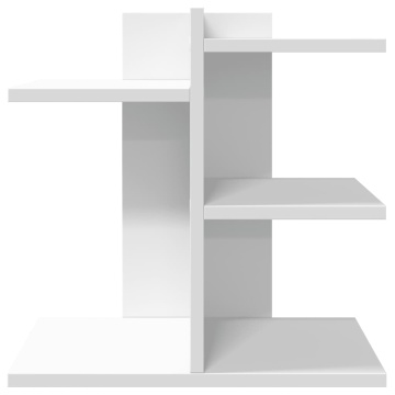 Organizator de birou, alb, 42x21,5x42 cm, lemn prelucrat - Img 4
