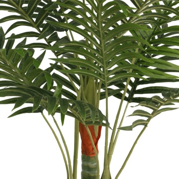 Palmier artificial cu 3 trunchiuri, verde, 85 cm, PP - Img 4
