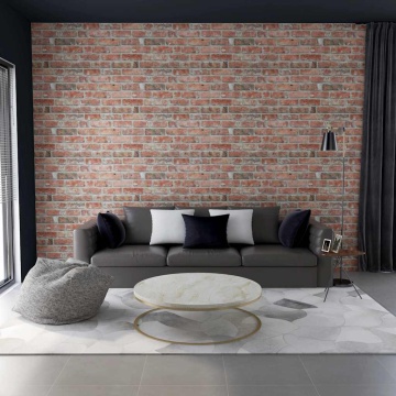 Panouri de perete 3D, model cărămidă, roșu, 10 buc., EPS - Img 1