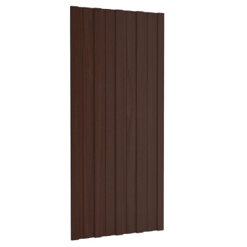 Panouri pentru acoperiș 36 buc. maro 100x45 cm oțel galvanizat - Img 3