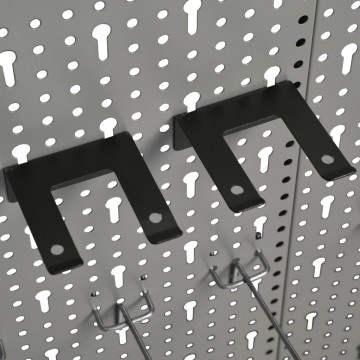 Panouri pentru scule de perete, 3 buc., 40 x 58 cm, oțel - Img 7