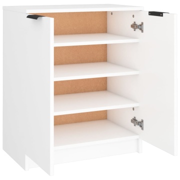 Pantofar, alb, 59x35x70 cm, lemn prelucrat - Img 8