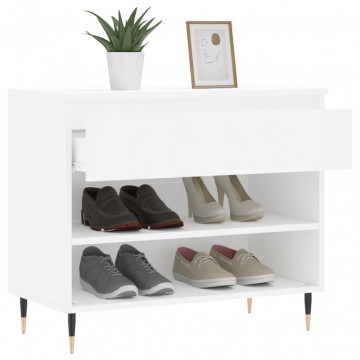 Pantofar, alb, 70x36x60 cm, lemn prelucrat - Img 4