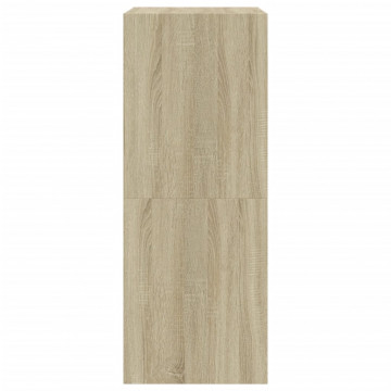 Pantofar cu 2 sertare rabatabile, stejar sonoma, 60x42x108 cm - Img 6