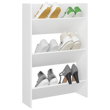 Pantofar de perete, alb, 60x18x90 cm, PAL - Img 3