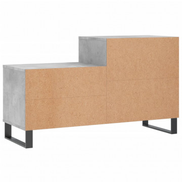 Pantofar, gri beton, 102x36x60 cm, lemn prelucrat - Img 5