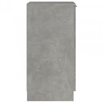 Pantofar, gri beton, 30x35x70 cm, lemn compozit - Img 6