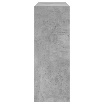 Pantofar, gri beton, 60x21x57 cm, lemn compozit - Img 5