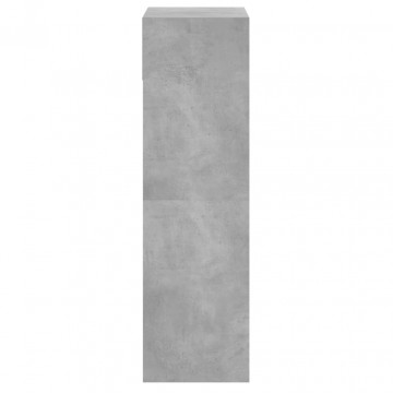 Pantofar, gri beton, 60x34x116 cm, lemn compozit - Img 5