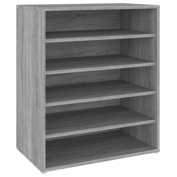 Pantofar, gri sonoma, 60x35x70 cm, lemn compozit - Img 2